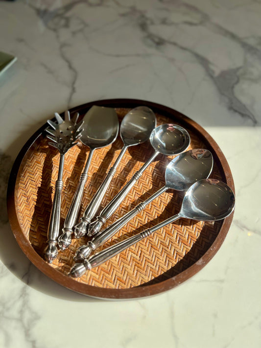 Crown Serving Set