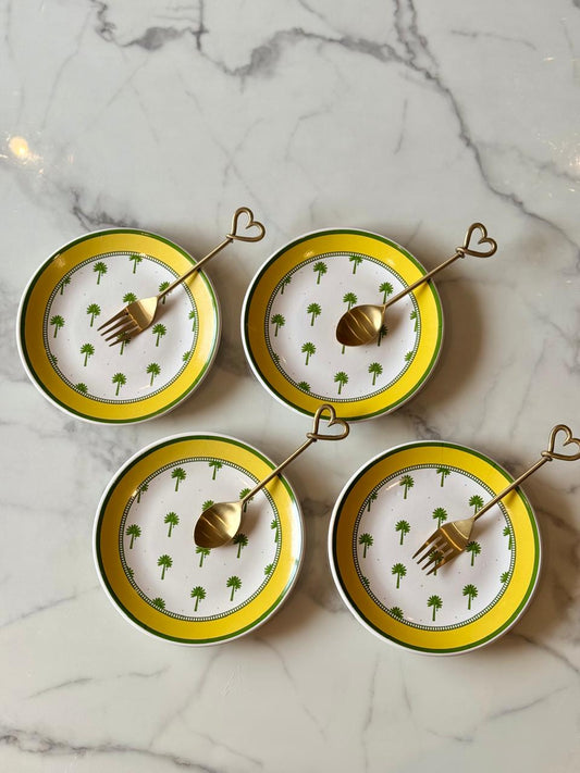 Golden Trunk Snack Plates