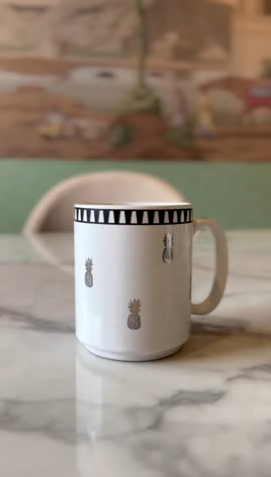 Noir Pineapple Coffee Mug (2 Mugs)