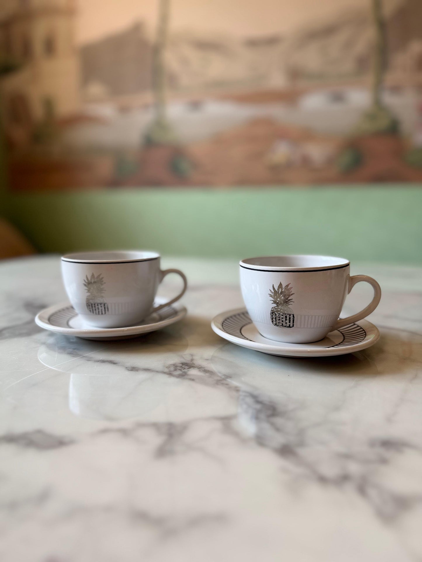 Noir Pineapple Tea Set