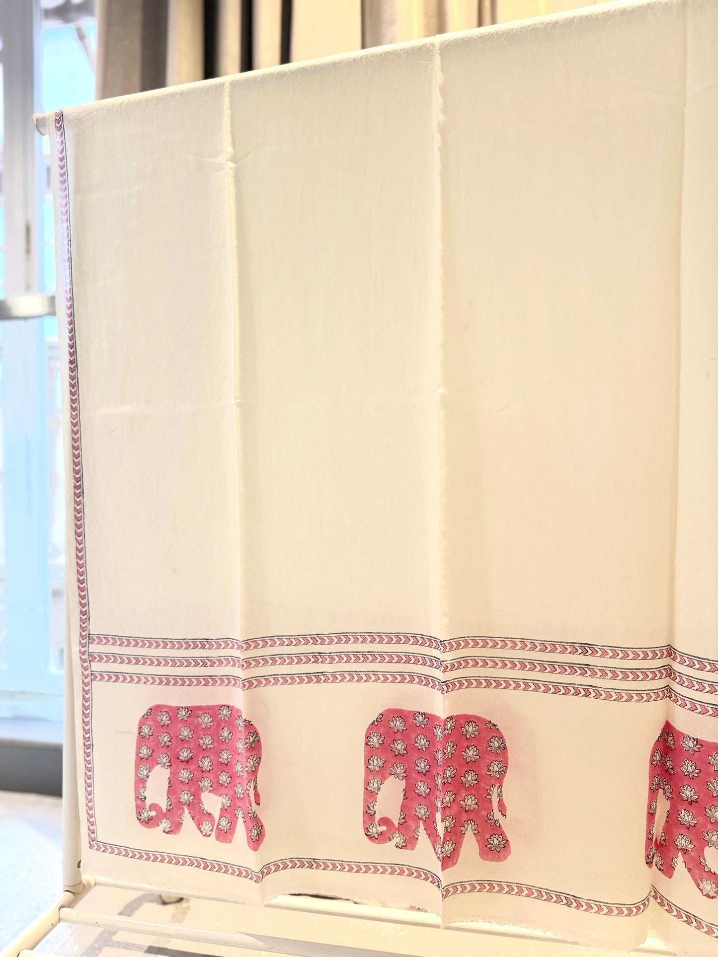 Pink Hathi ki Sawaari Shawl 