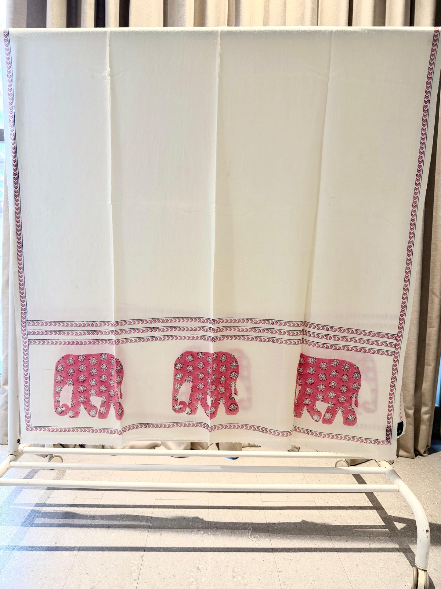 Pink Hathi ki Sawaari Shawl 