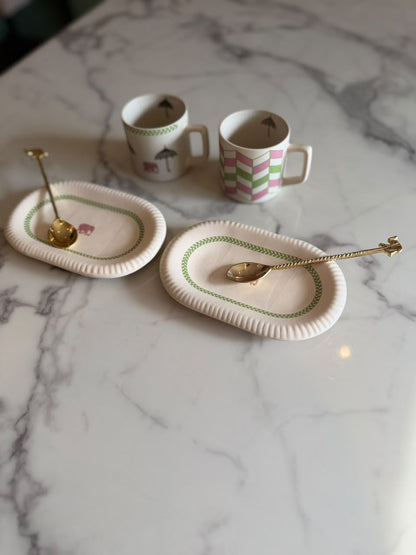 Hathi ki Sawari 2 Mugs and 2 Cookie Plates Set