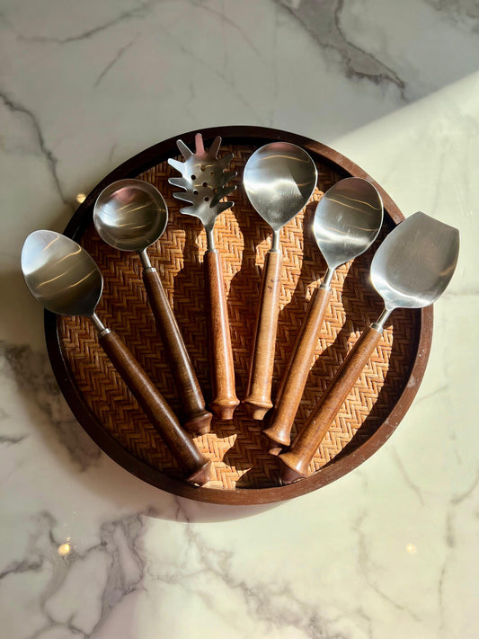 Wooden Serving Set